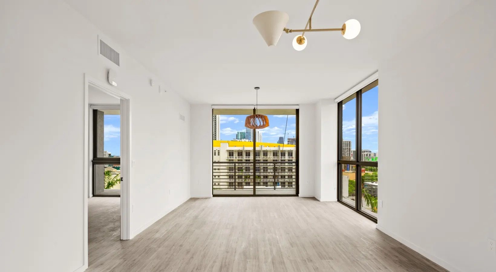 Open-concept living spaces with modern finishes